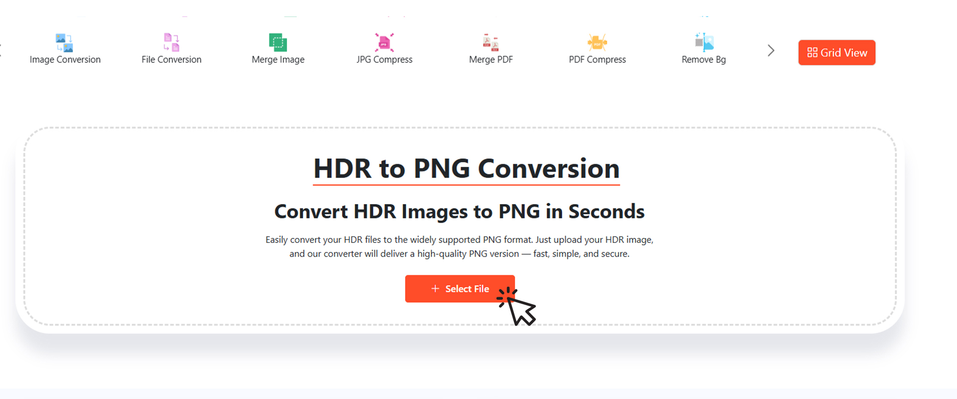 Select Your HDR File