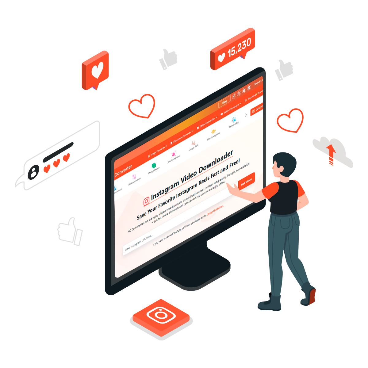 Instagram Reels Downloader – A2Z Converter