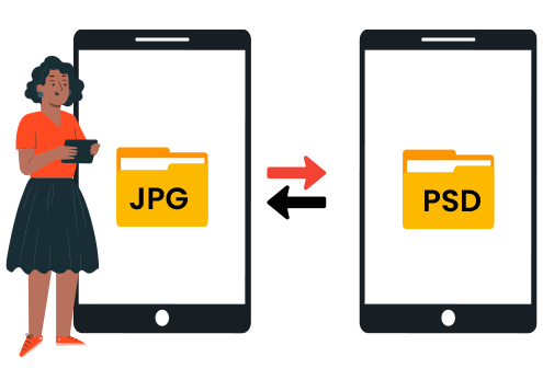 Understanding JPG and PSD Formats
