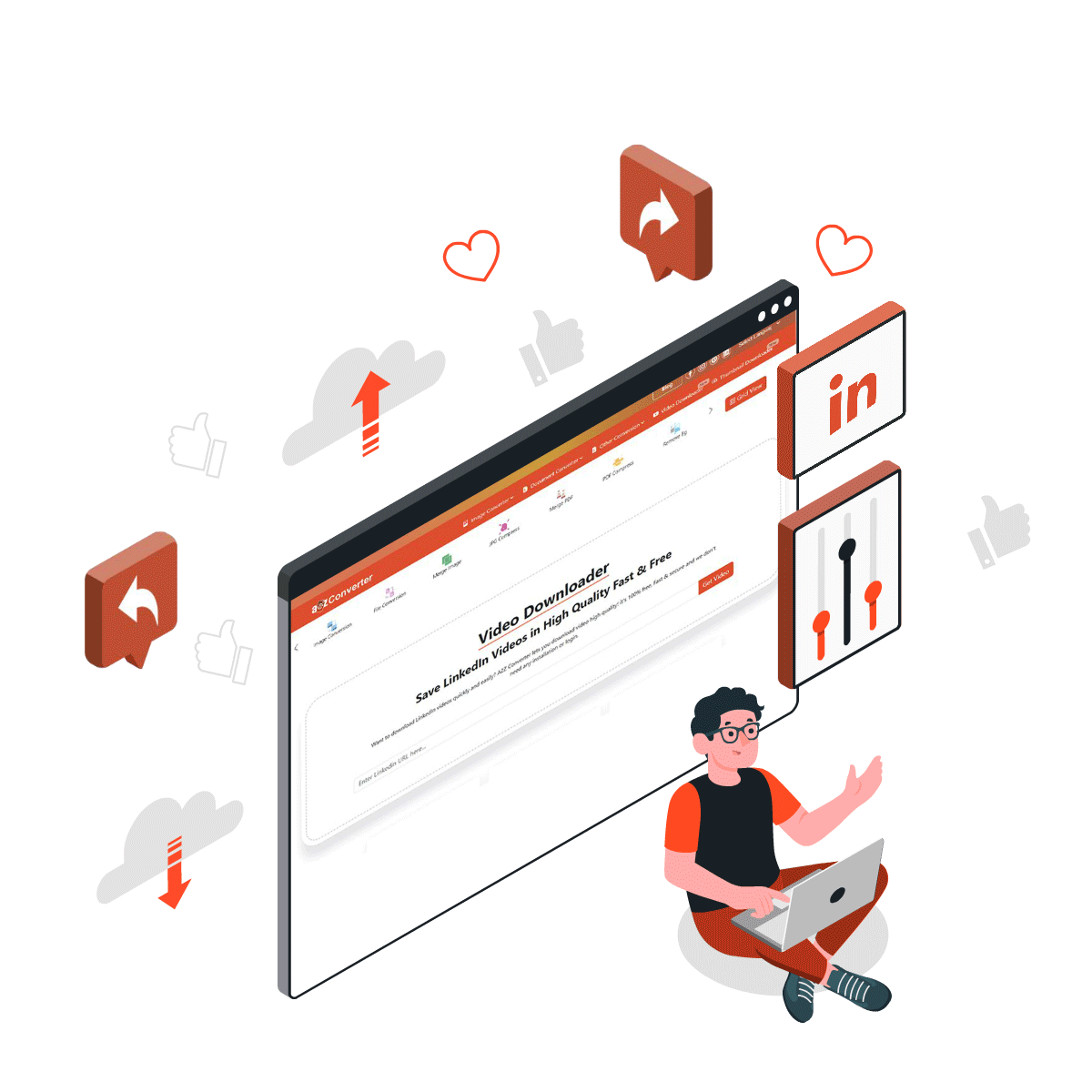 Best Free Online LinkedIn Video Downloader – No Limits