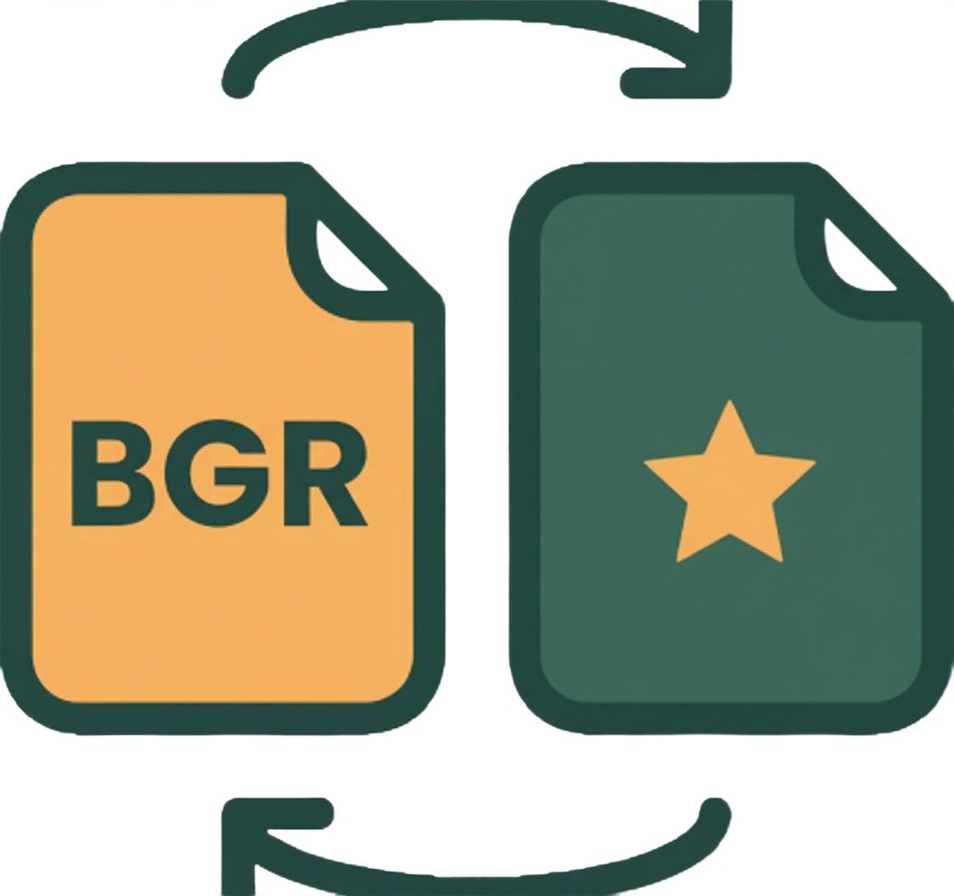 Raw BGR Image converter tool